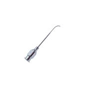 Lacrimal Cannula Curved, 22 Gauge 10mm Tip With Polished Finish, Reinforced In An 18 Gauge Shaft And An Overall Length Including Hub Of 2" (5cm), Hub Length 20mm Working Length Is (32mm) 